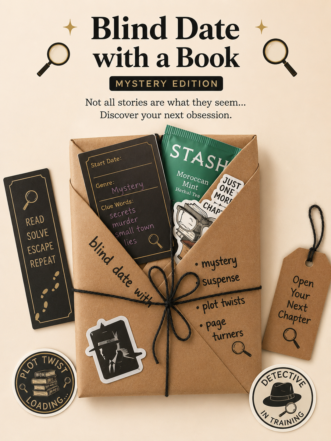 🔎 Blind Date with a Book – Mystery Edition