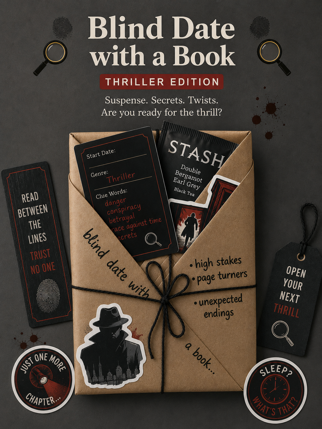 Blind Date with a Book – Thriller Edition